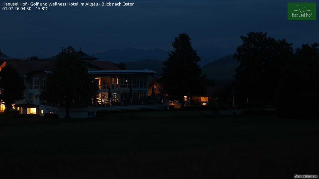 Archiv Foto Webcam Hanusel Hof - Golf und Wellness Hotel - Allgäu