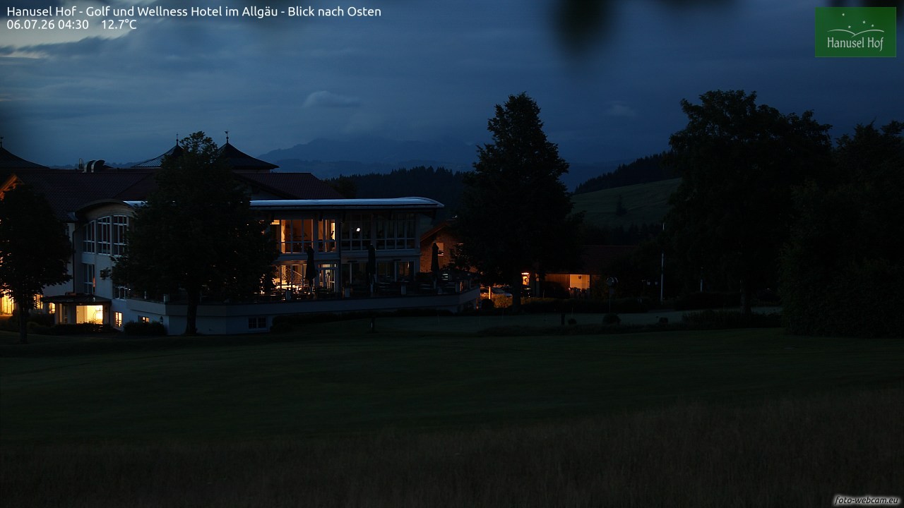 Archiv Foto Webcam Hanusel Hof - Golf und Wellness Hotel - Allgäu