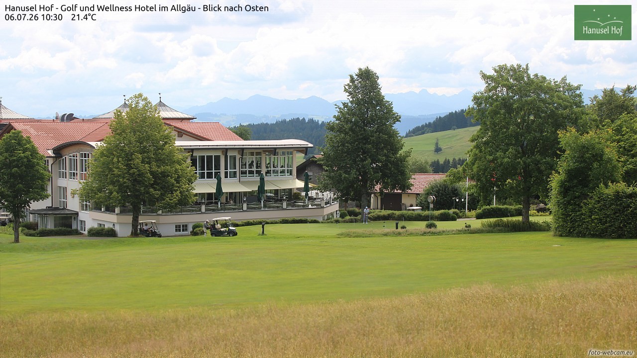 Archiv Foto Webcam Hanusel Hof - Golf und Wellness Hotel - Allgäu
