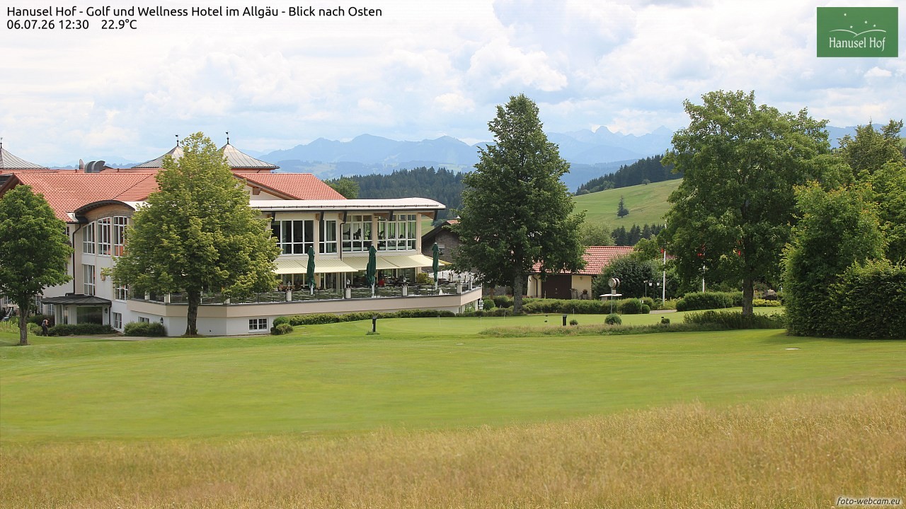Archiv Foto Webcam Hanusel Hof - Golf und Wellness Hotel - Allgäu