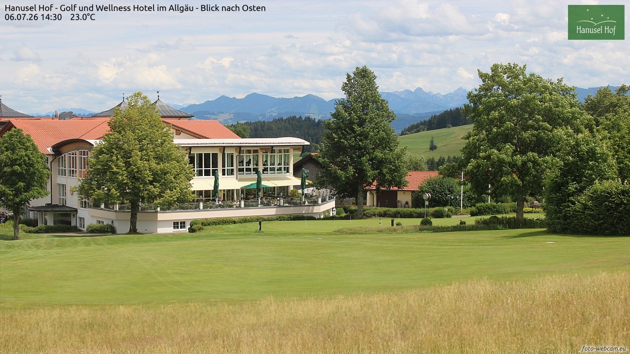 Archiv Foto Webcam Hanusel Hof - Golf und Wellness Hotel - Allgäu