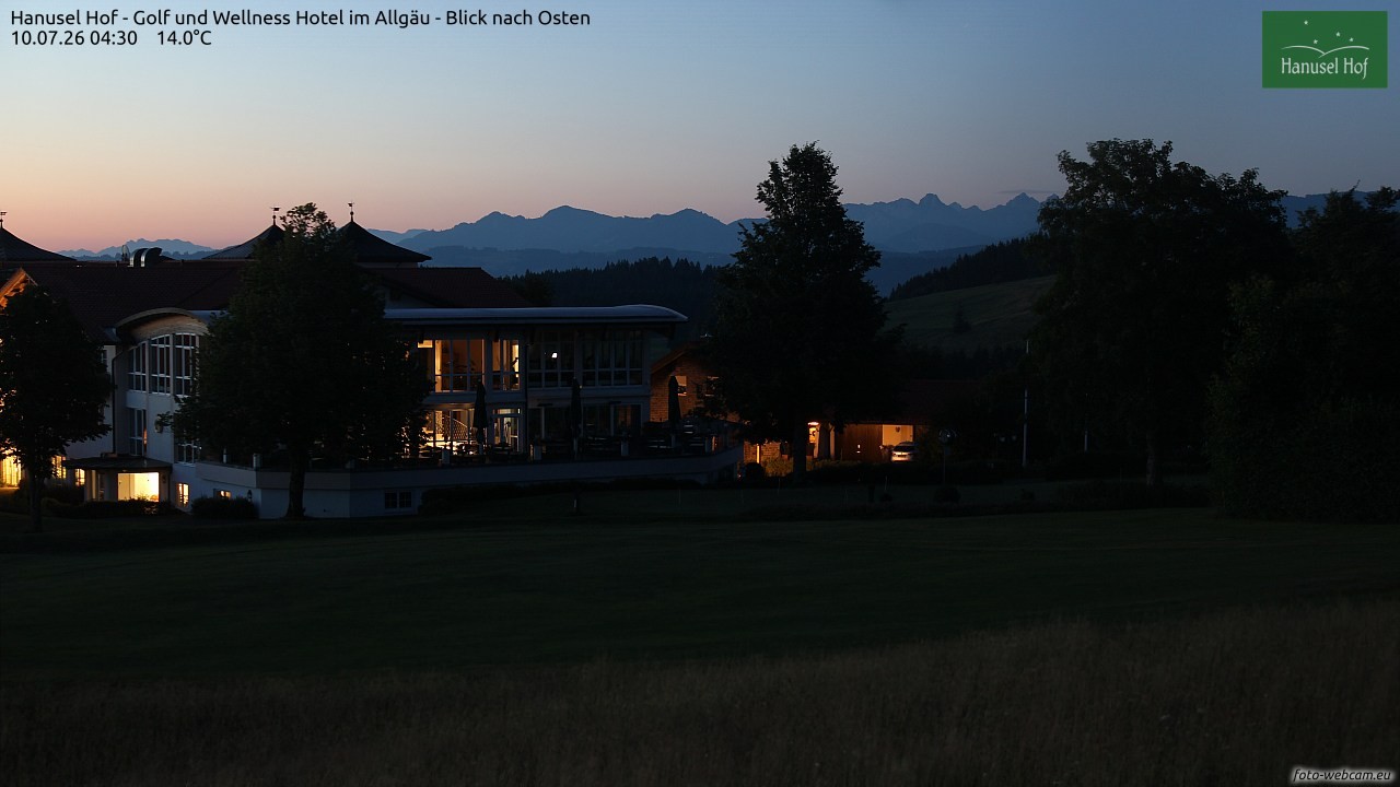Archiv Foto Webcam Hanusel Hof - Golf und Wellness Hotel - Allgäu