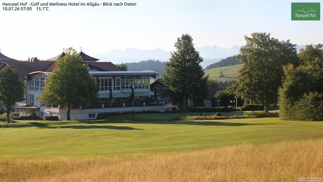 Archiv Foto Webcam Hanusel Hof - Golf und Wellness Hotel - Allgäu