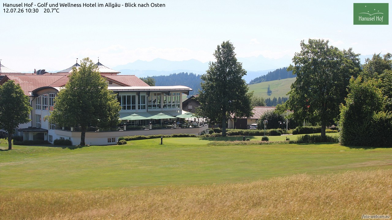 Archiv Foto Webcam Hanusel Hof - Golf und Wellness Hotel - Allgäu