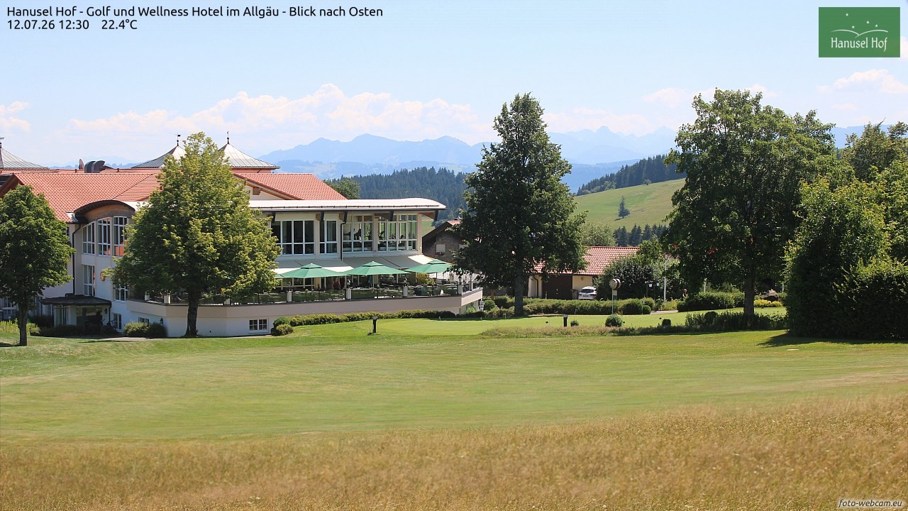 Archiv Foto Webcam Hanusel Hof - Golf und Wellness Hotel - Allgäu