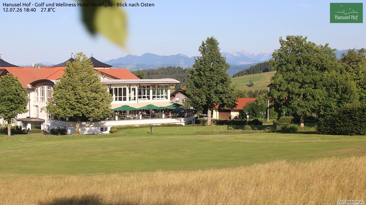 Archiv Foto Webcam Hanusel Hof - Golf und Wellness Hotel - Allgäu