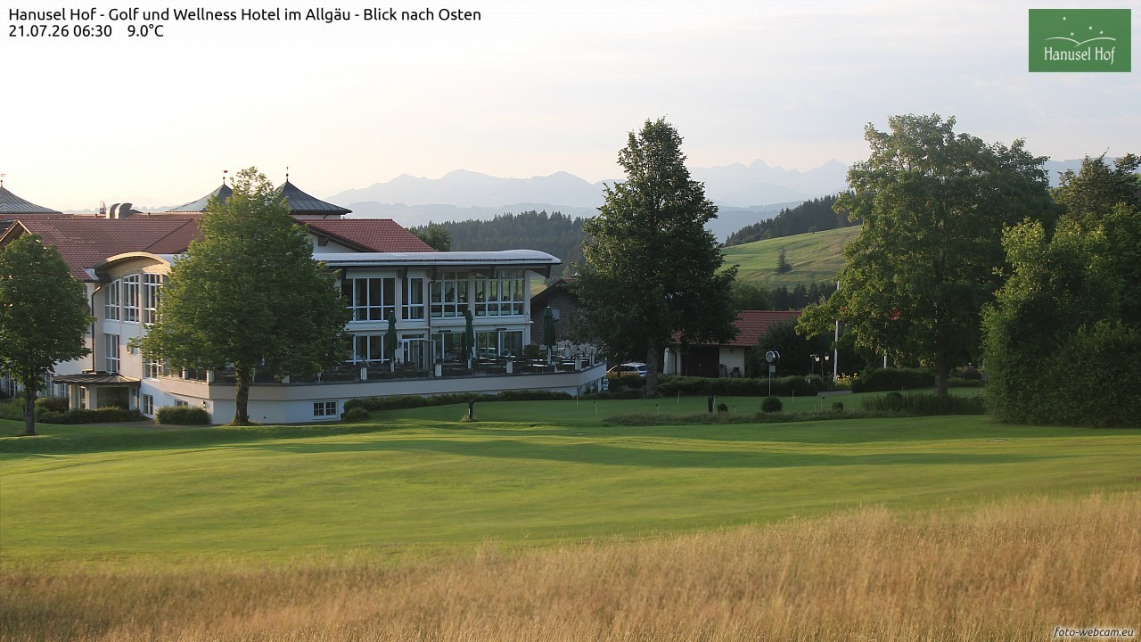 Archiv Foto Webcam Hanusel Hof - Golf und Wellness Hotel - Allgäu