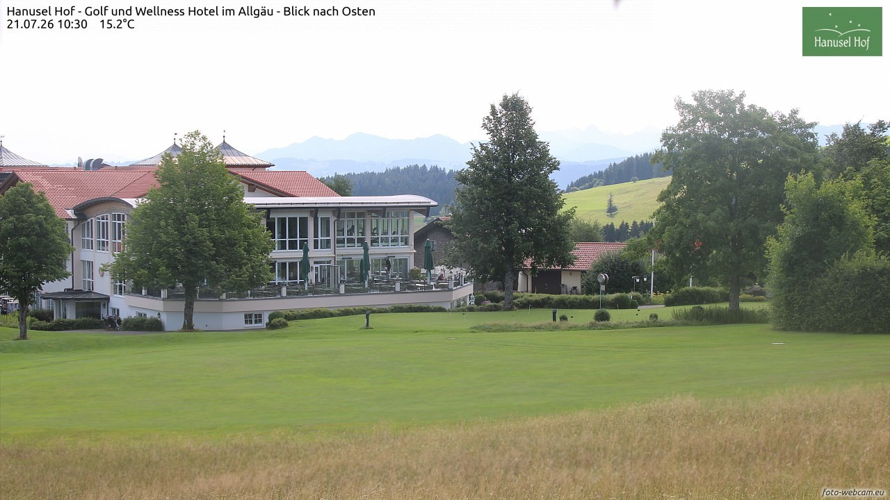 Archiv Foto Webcam Hanusel Hof - Golf und Wellness Hotel - Allgäu