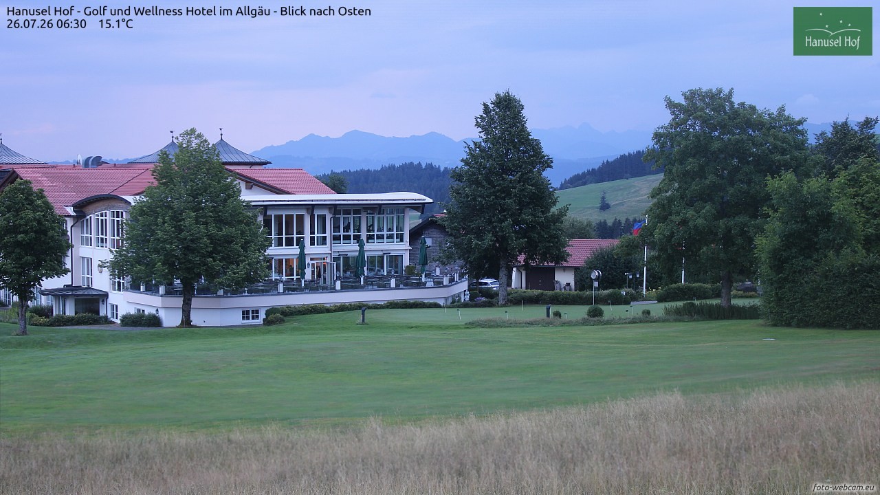 Archiv Foto Webcam Hanusel Hof - Golf und Wellness Hotel - Allgäu