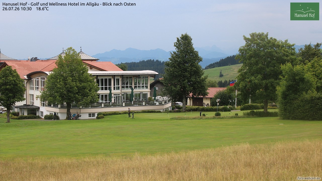 Archiv Foto Webcam Hanusel Hof - Golf und Wellness Hotel - Allgäu