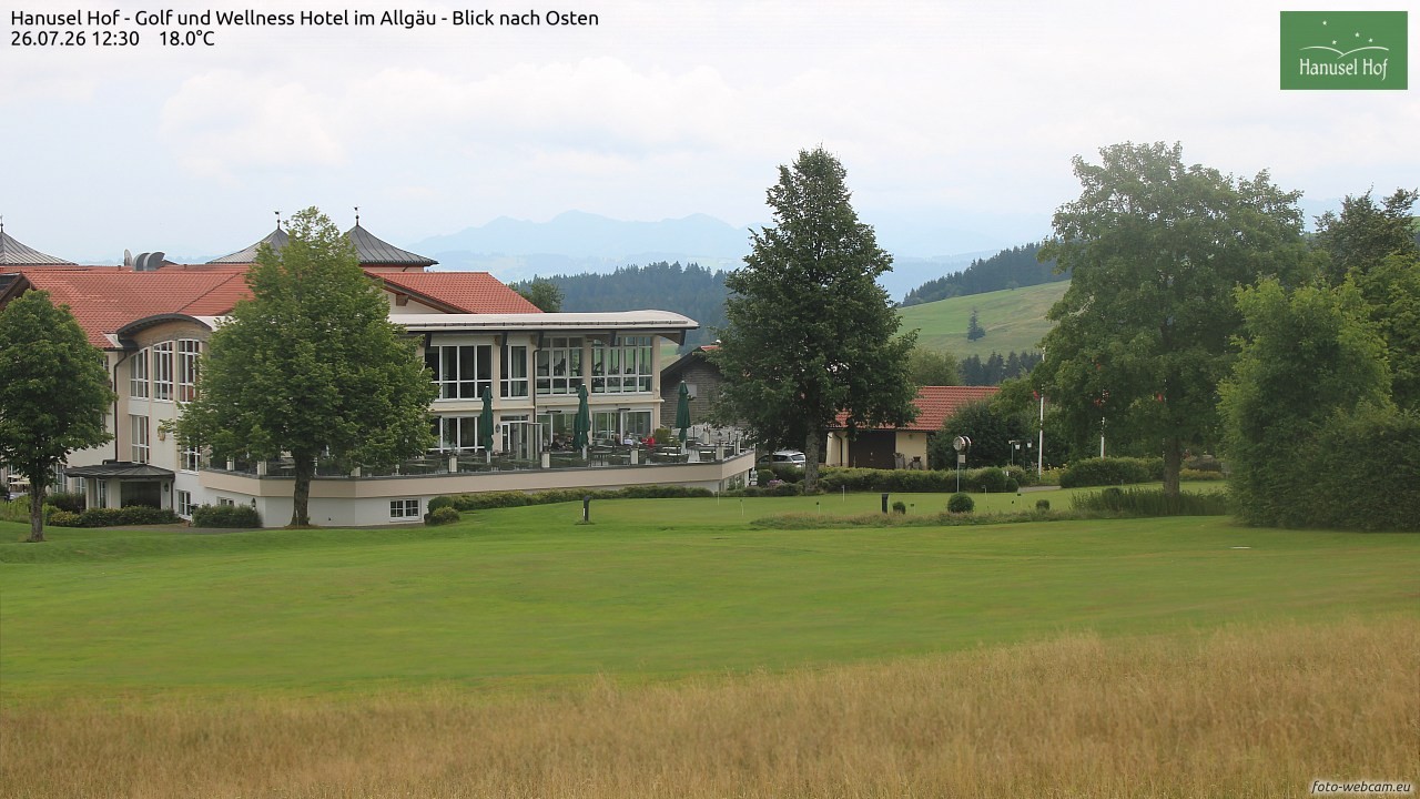 Archiv Foto Webcam Hanusel Hof - Golf und Wellness Hotel - Allgäu