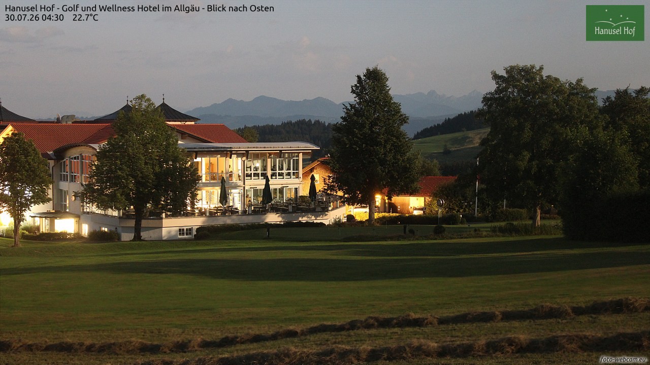 Archiv Foto Webcam Hanusel Hof - Golf und Wellness Hotel - Allgäu