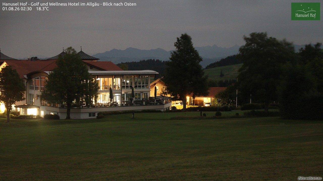 Archiv Foto Webcam Hanusel Hof - Golf und Wellness Hotel - Allgäu