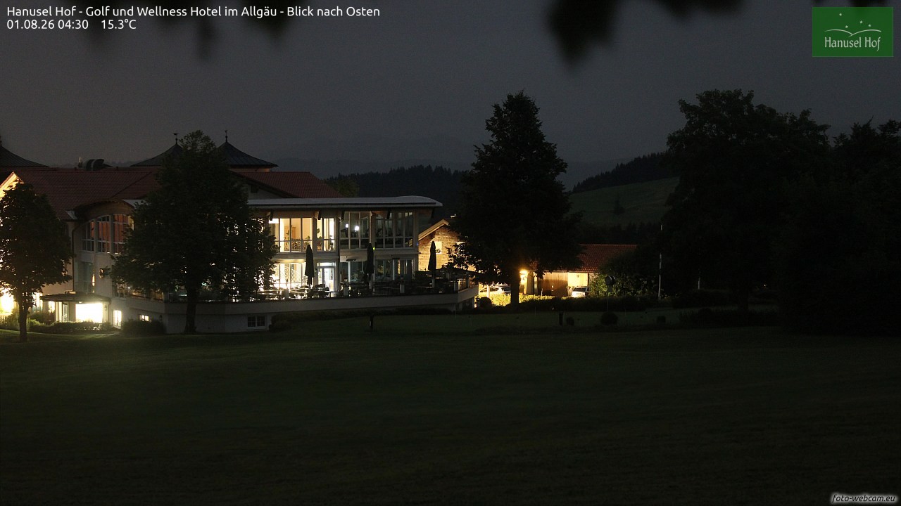 Archiv Foto Webcam Hanusel Hof - Golf und Wellness Hotel - Allgäu