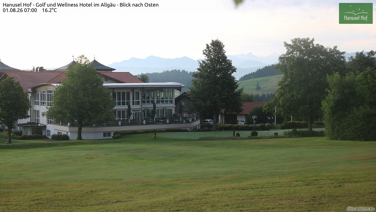 Archiv Foto Webcam Hanusel Hof - Golf und Wellness Hotel - Allgäu