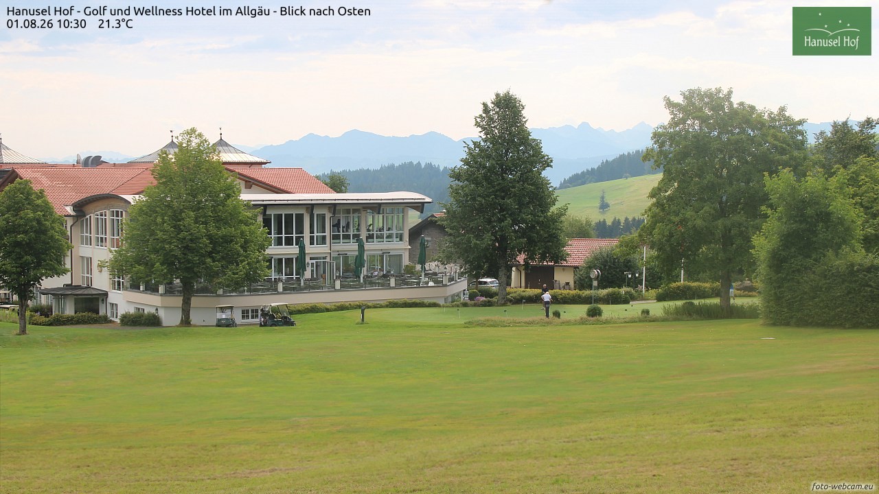 Archiv Foto Webcam Hanusel Hof - Golf und Wellness Hotel - Allgäu