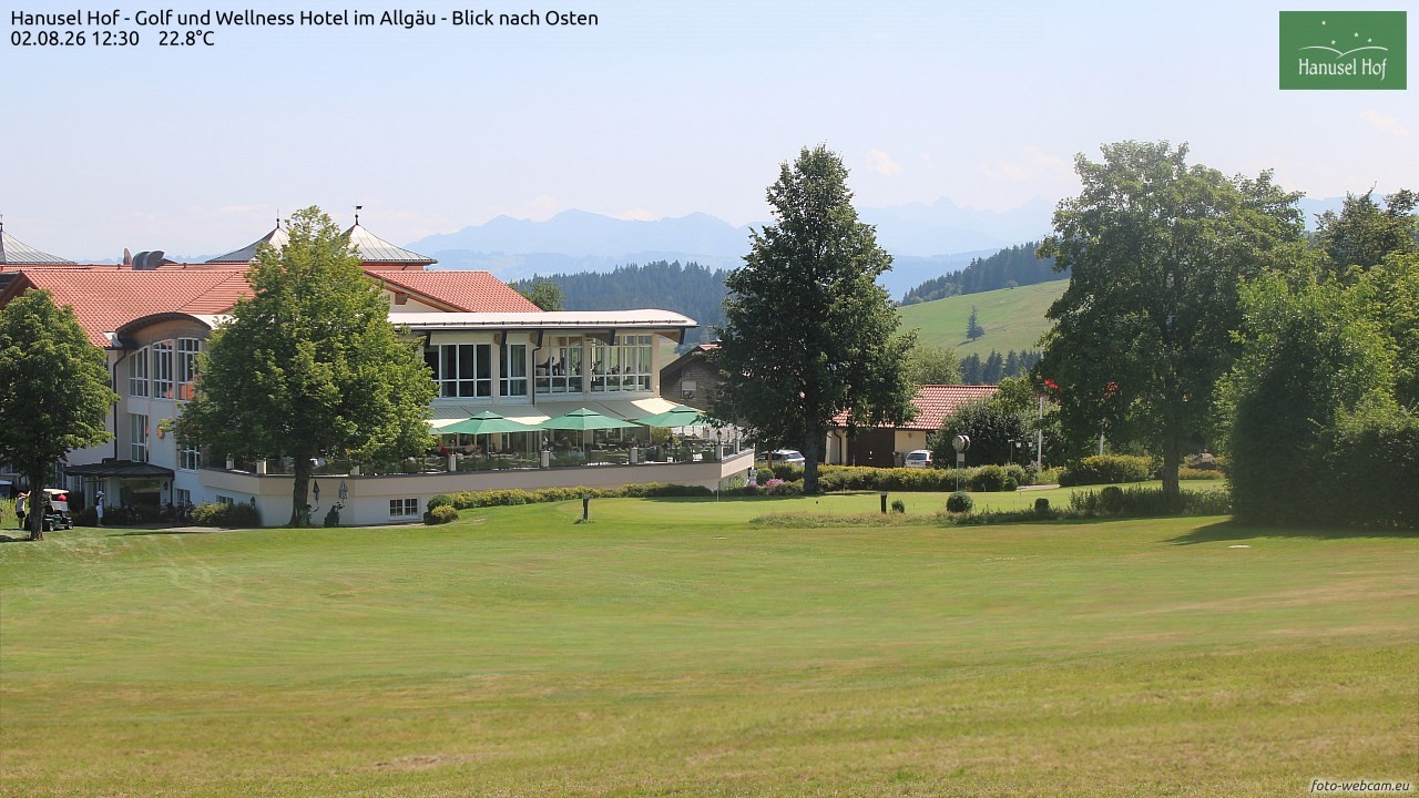 Archiv Foto Webcam Hanusel Hof - Golf und Wellness Hotel - Allgäu