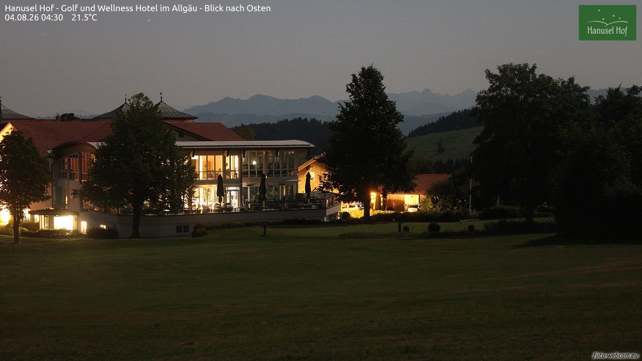 Archiv Foto Webcam Hanusel Hof - Golf und Wellness Hotel - Allgäu