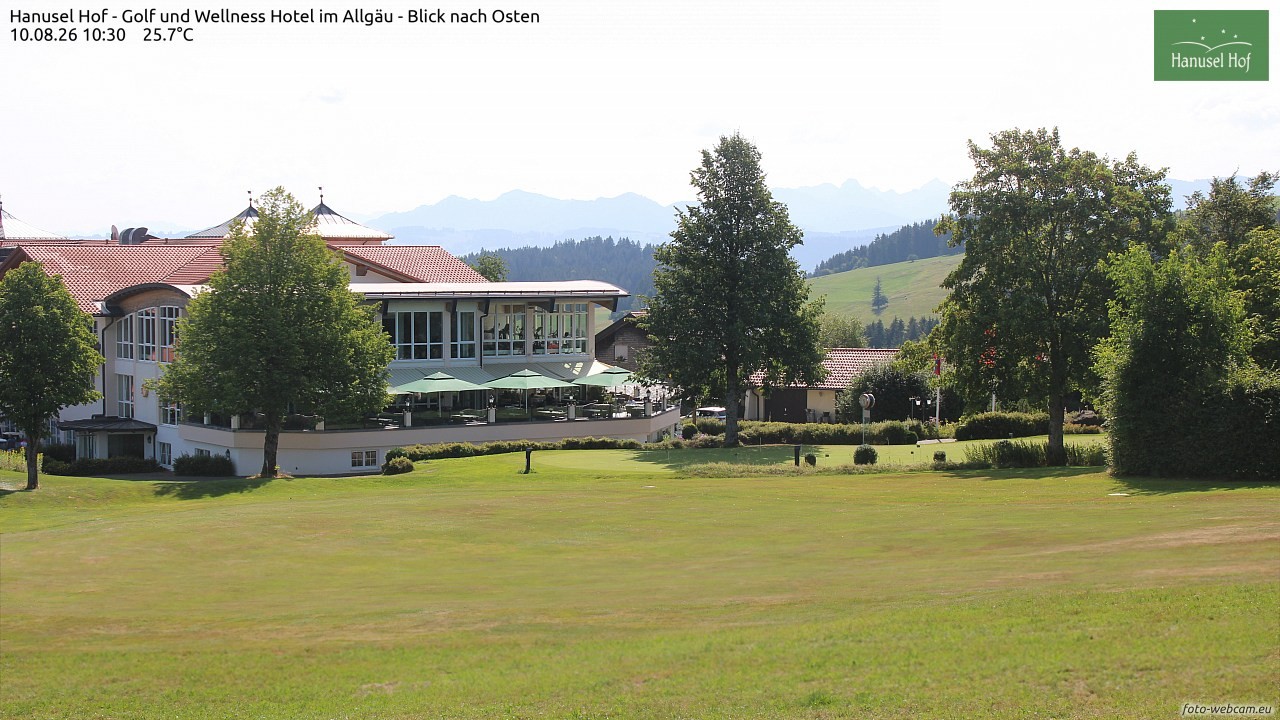 Archiv Foto Webcam Hanusel Hof - Golf und Wellness Hotel - Allgäu