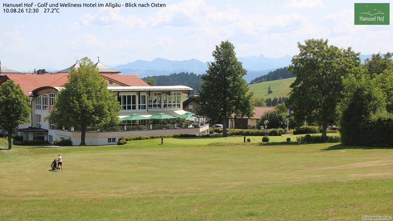 Archiv Foto Webcam Hanusel Hof - Golf und Wellness Hotel - Allgäu