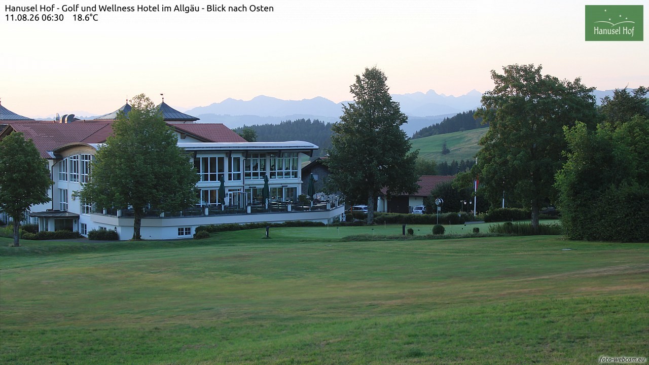 Archiv Foto Webcam Hanusel Hof - Golf und Wellness Hotel - Allgäu