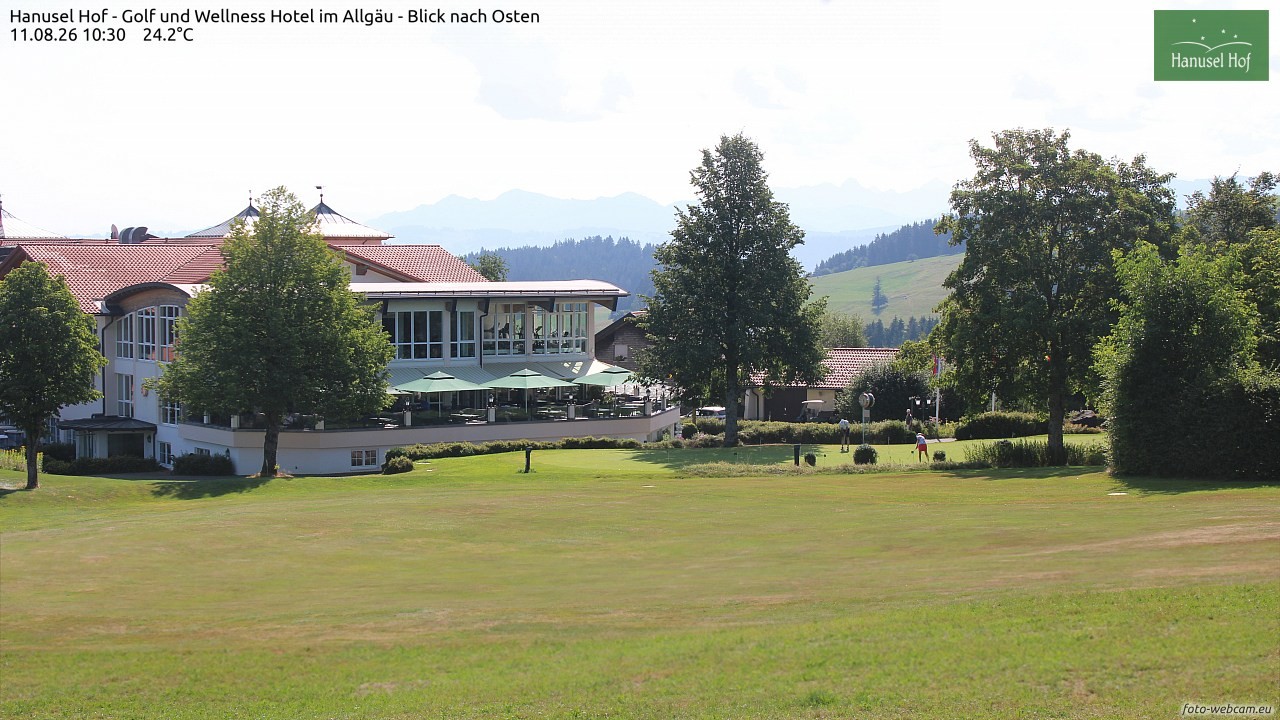 Archiv Foto Webcam Hanusel Hof - Golf und Wellness Hotel - Allgäu