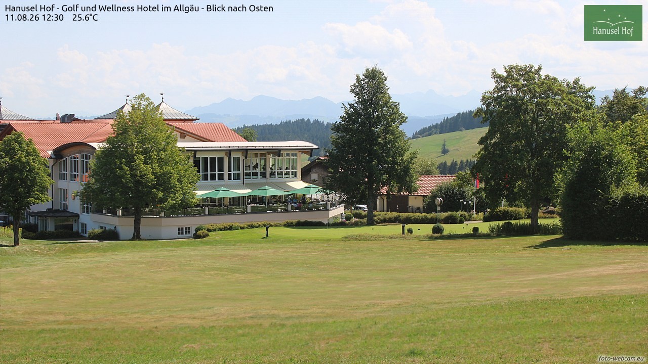 Archiv Foto Webcam Hanusel Hof - Golf und Wellness Hotel - Allgäu