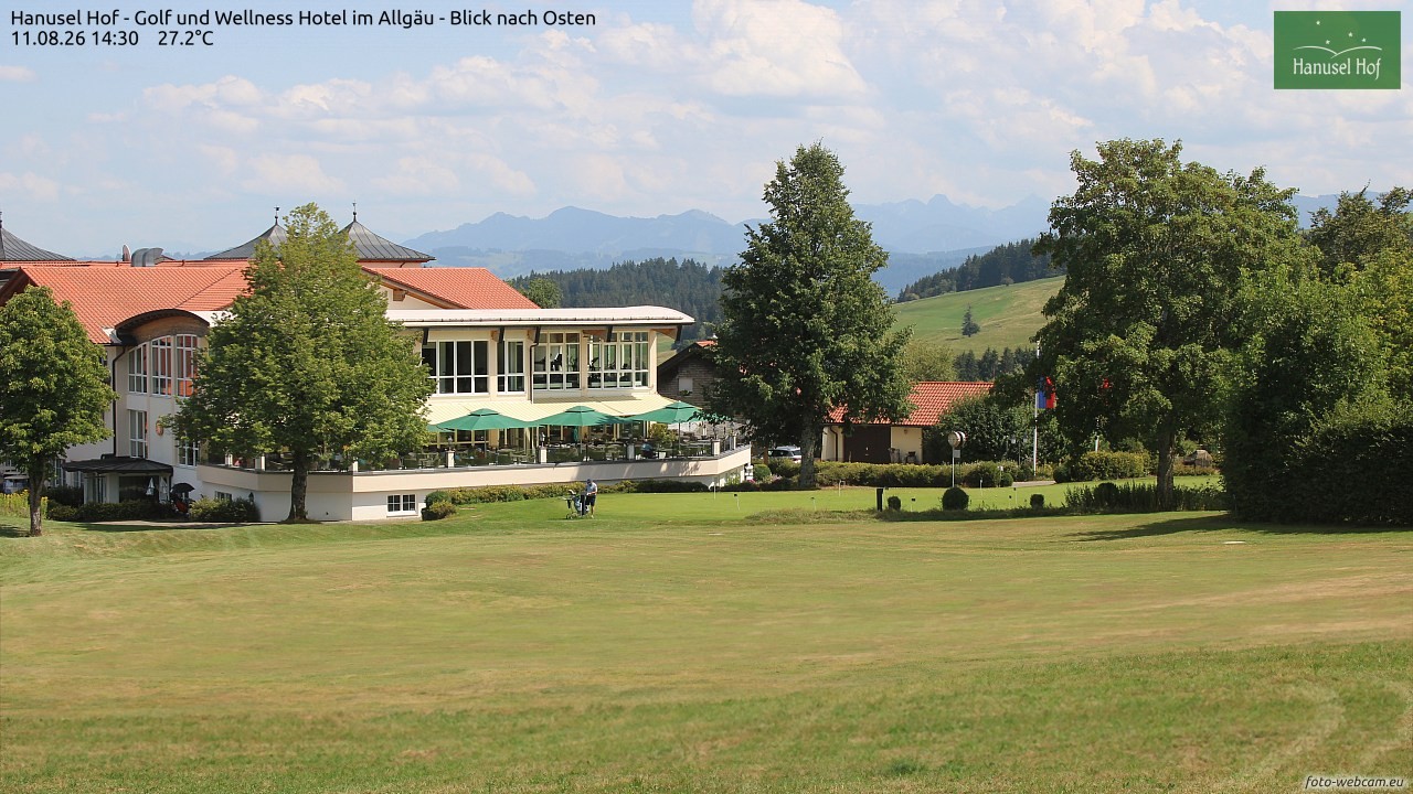 Archiv Foto Webcam Hanusel Hof - Golf und Wellness Hotel - Allgäu
