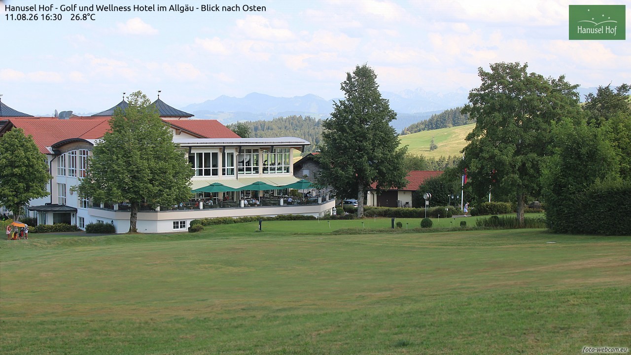 Archiv Foto Webcam Hanusel Hof - Golf und Wellness Hotel - Allgäu