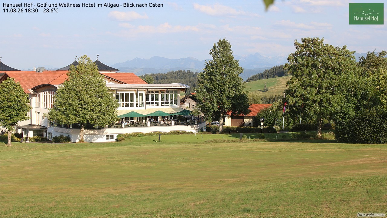 Archiv Foto Webcam Hanusel Hof - Golf und Wellness Hotel - Allgäu