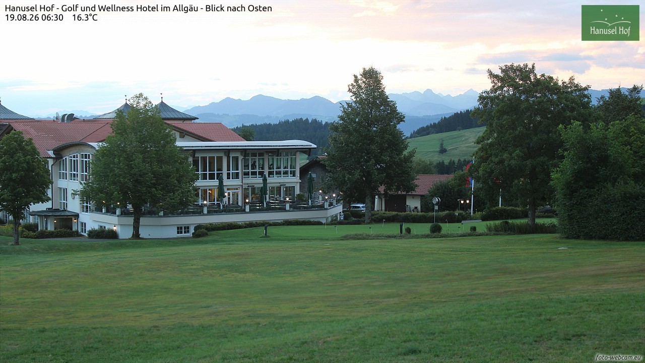 Archiv Foto Webcam Hanusel Hof - Golf und Wellness Hotel - Allgäu