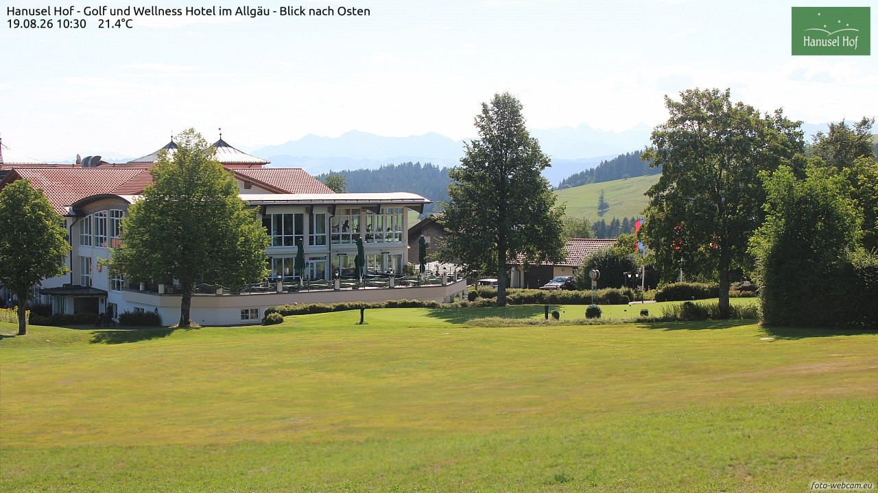 Archiv Foto Webcam Hanusel Hof - Golf und Wellness Hotel - Allgäu