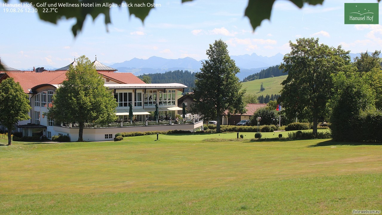 Archiv Foto Webcam Hanusel Hof - Golf und Wellness Hotel - Allgäu