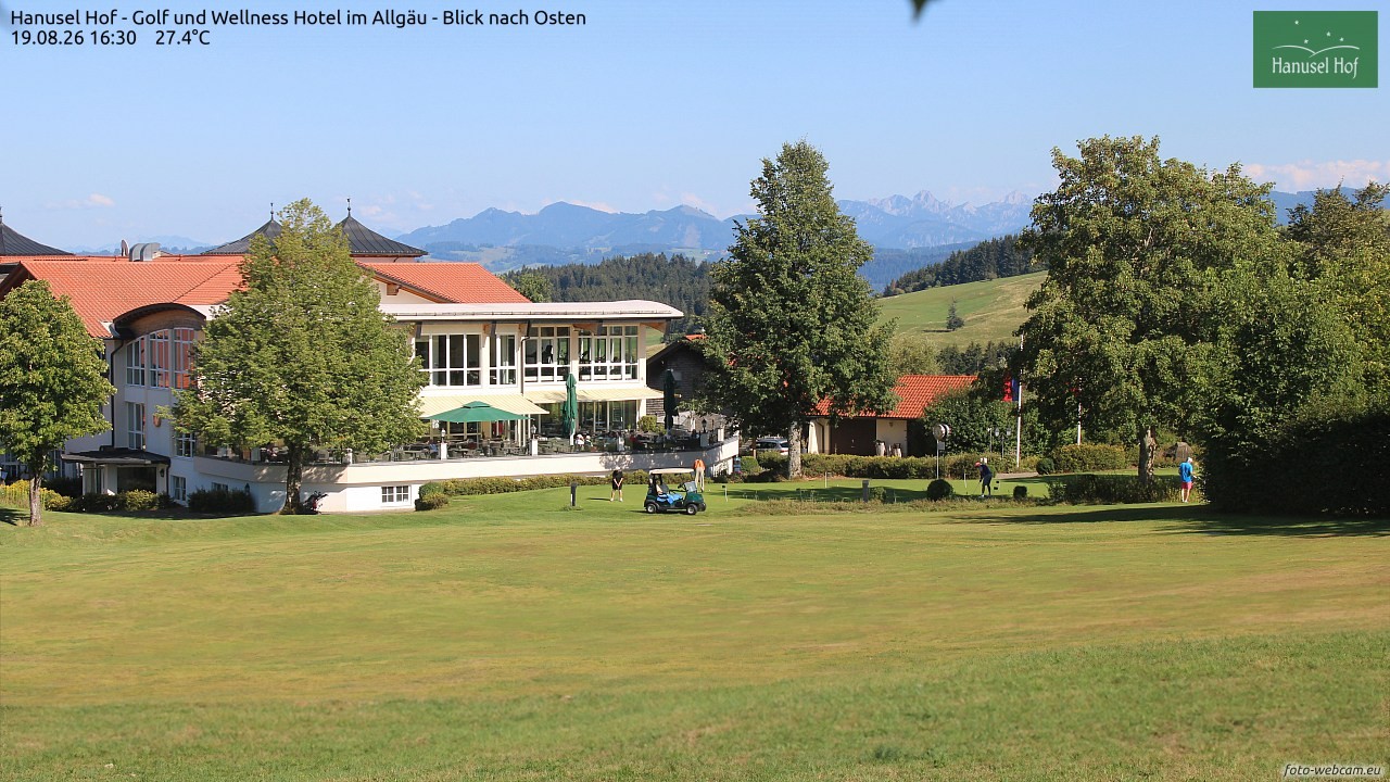 Archiv Foto Webcam Hanusel Hof - Golf und Wellness Hotel - Allgäu