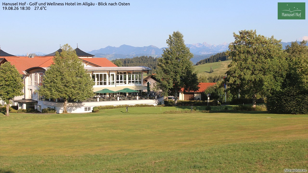 Archiv Foto Webcam Hanusel Hof - Golf und Wellness Hotel - Allgäu