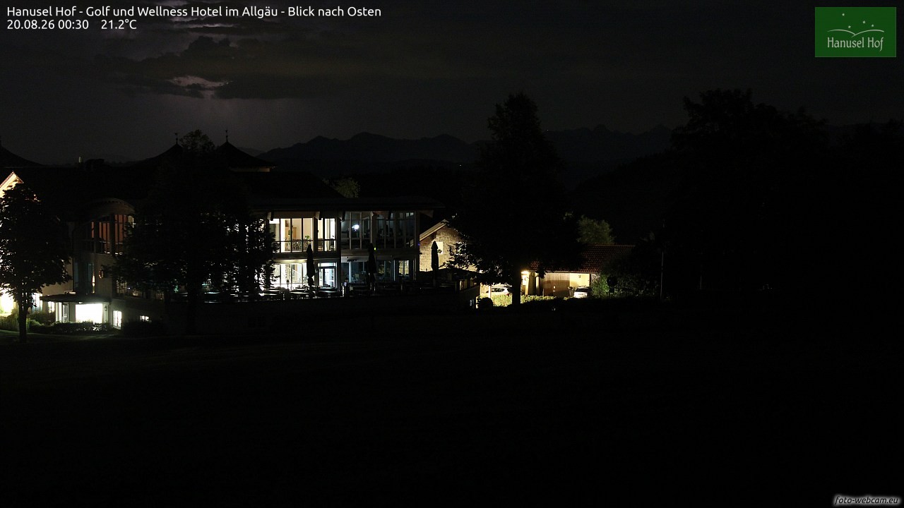 Archiv Foto Webcam Hanusel Hof - Golf und Wellness Hotel - Allgäu