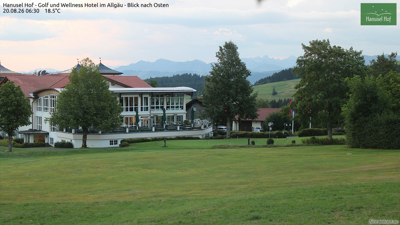 Archiv Foto Webcam Hanusel Hof - Golf und Wellness Hotel - Allgäu