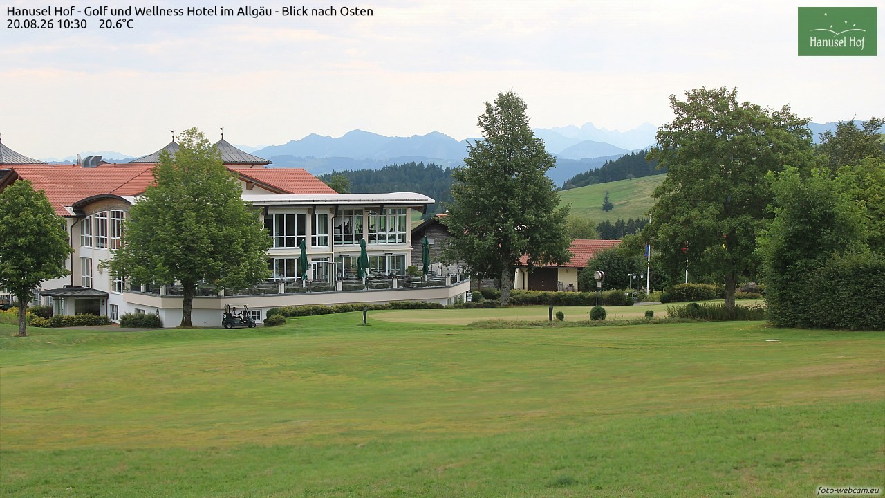 Archiv Foto Webcam Hanusel Hof - Golf und Wellness Hotel - Allgäu