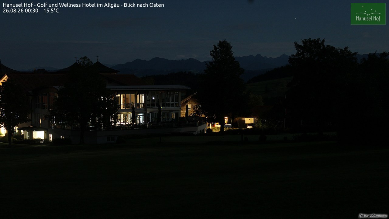 Archiv Foto Webcam Hanusel Hof - Golf und Wellness Hotel - Allgäu