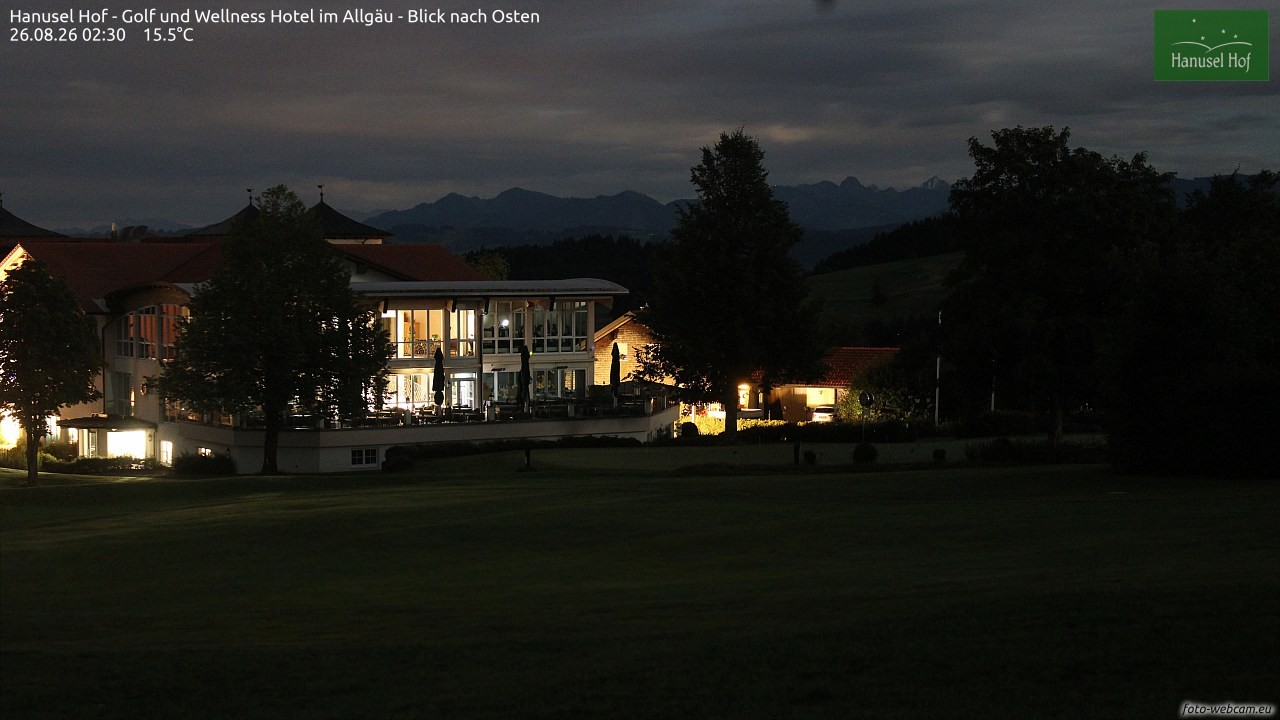 Archiv Foto Webcam Hanusel Hof - Golf und Wellness Hotel - Allgäu