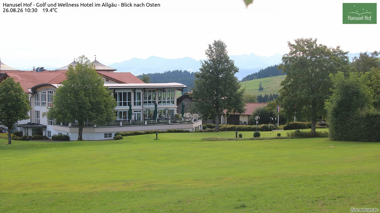 Archiv Foto Webcam Hanusel Hof - Golf und Wellness Hotel - Allgäu