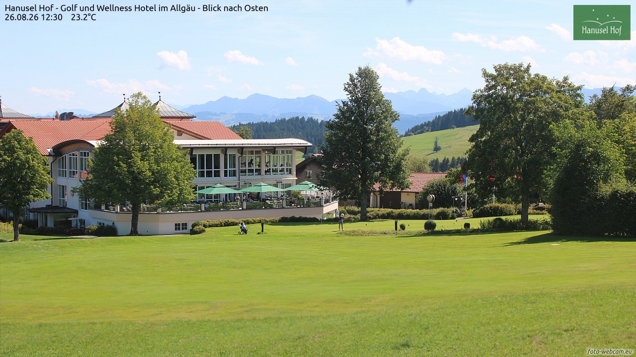 Archiv Foto Webcam Hanusel Hof - Golf und Wellness Hotel - Allgäu