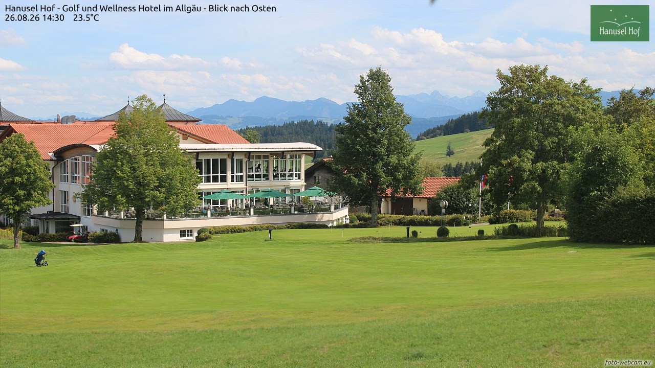 Archiv Foto Webcam Hanusel Hof - Golf und Wellness Hotel - Allgäu