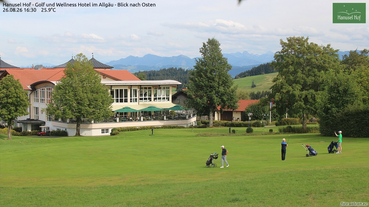 Archiv Foto Webcam Hanusel Hof - Golf und Wellness Hotel - Allgäu