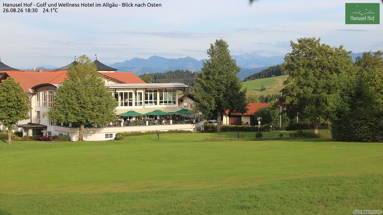 Archiv Foto Webcam Hanusel Hof - Golf und Wellness Hotel - Allgäu