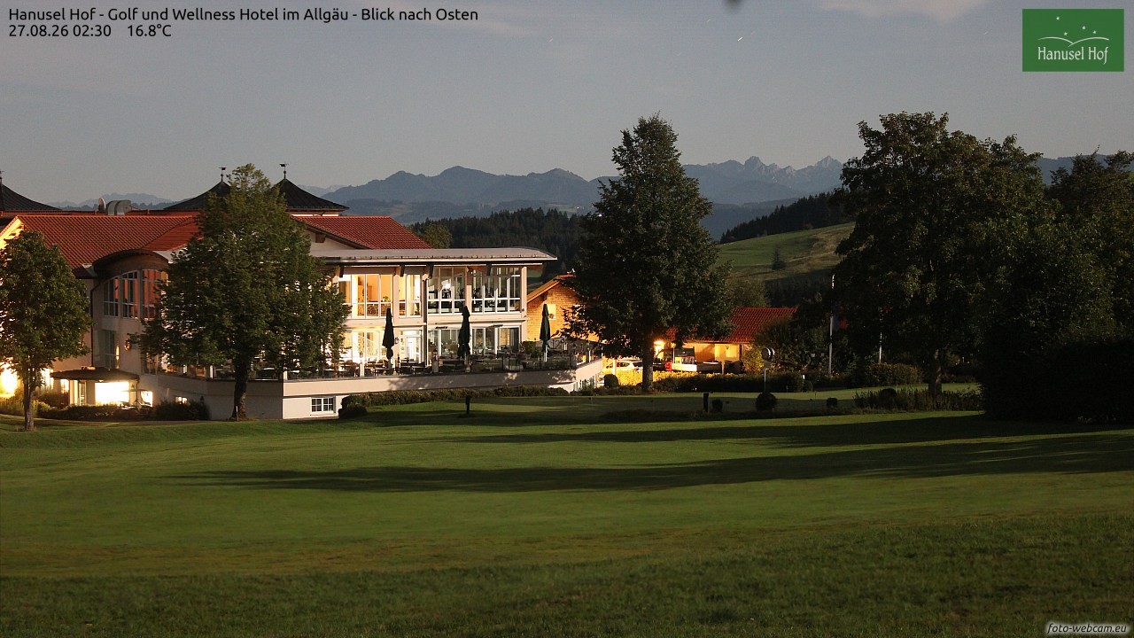 Archiv Foto Webcam Hanusel Hof - Golf und Wellness Hotel - Allgäu