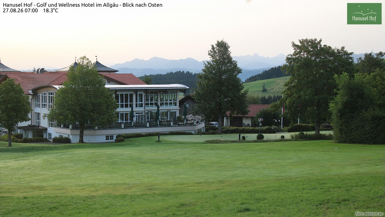 Archiv Foto Webcam Hanusel Hof - Golf und Wellness Hotel - Allgäu