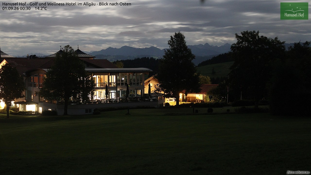 Archiv Foto Webcam Hanusel Hof - Golf und Wellness Hotel - Allgäu
