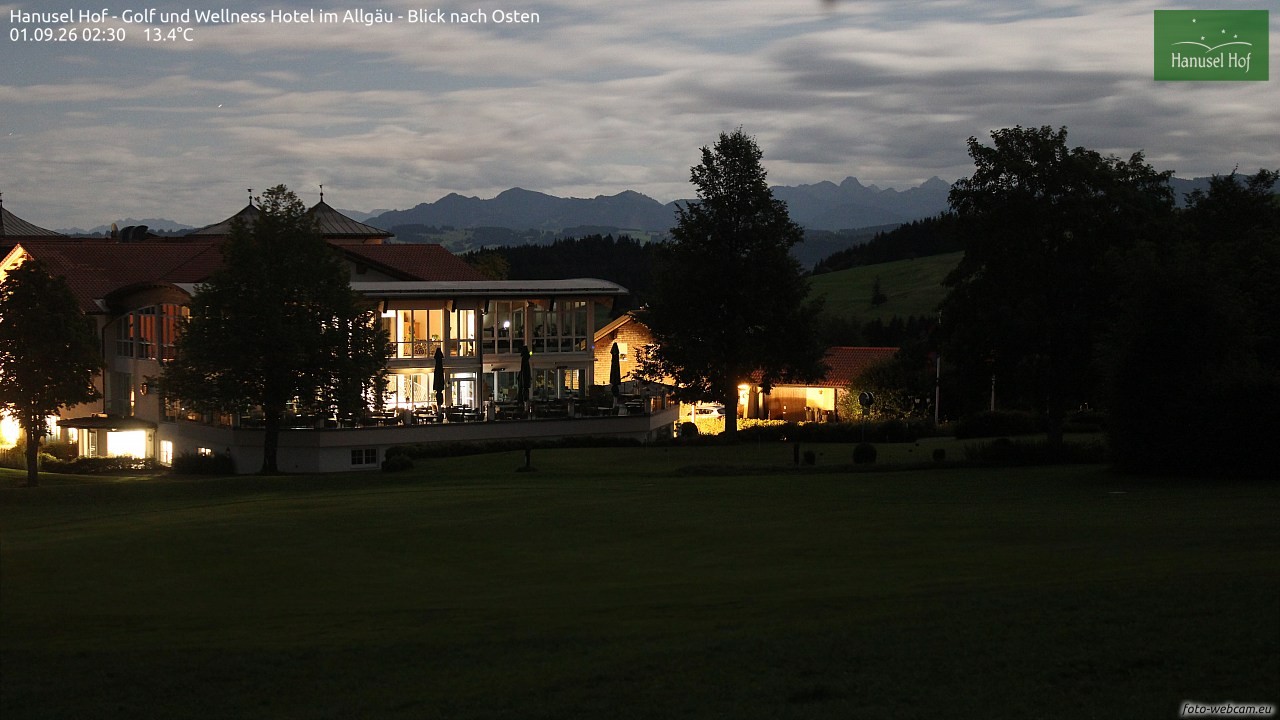 Archiv Foto Webcam Hanusel Hof - Golf und Wellness Hotel - Allgäu