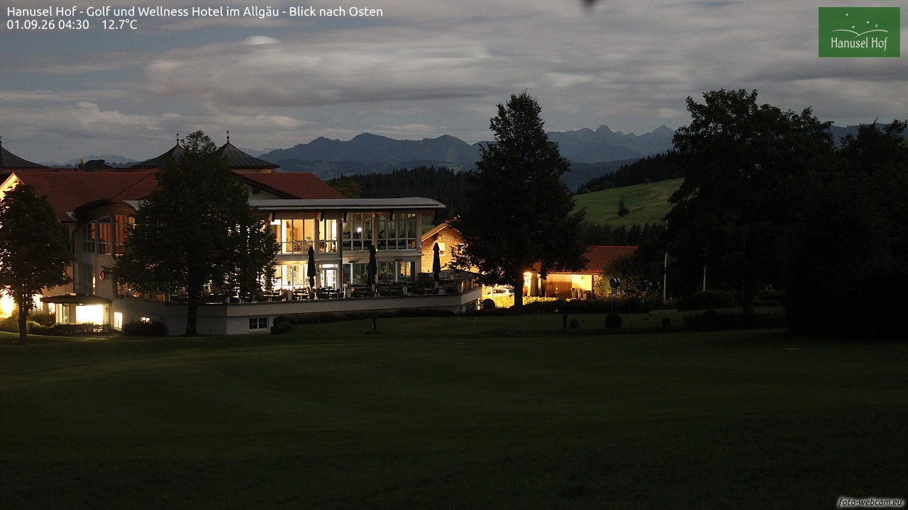 Archiv Foto Webcam Hanusel Hof - Golf und Wellness Hotel - Allgäu